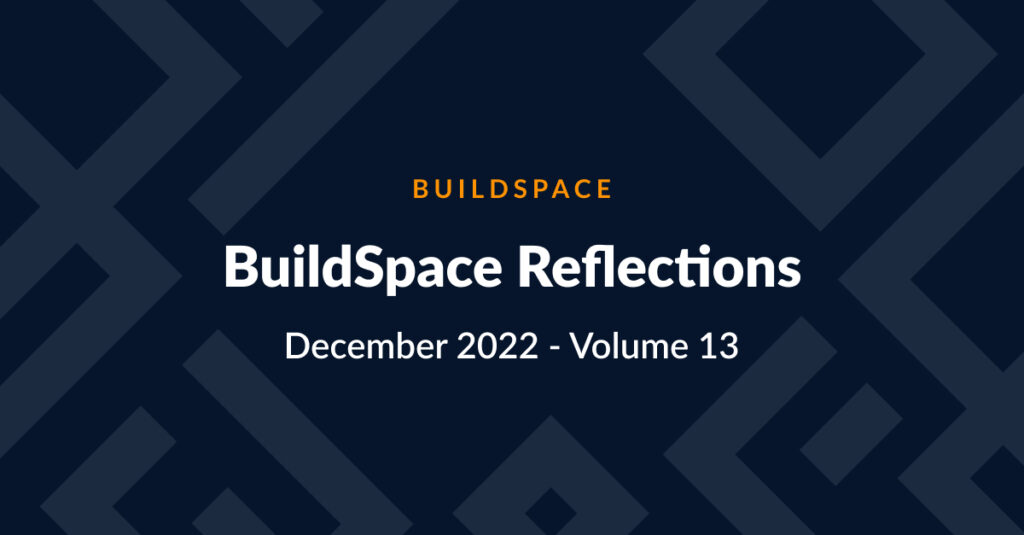 buildspace reflections